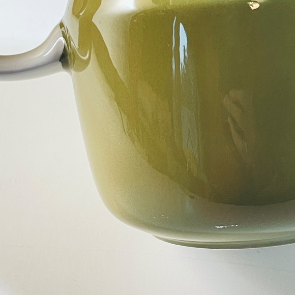 VINTAGE MCM Style House Durastone GREEN BRIER Coffee Pot | Mod 1960s 9.5" - Picture 14 of 14